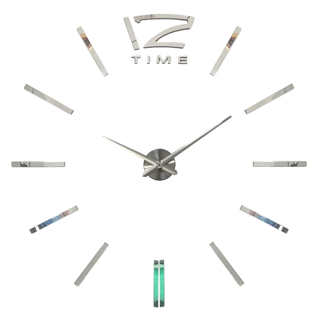 zegar-scienny-interside-srebrny-130cm