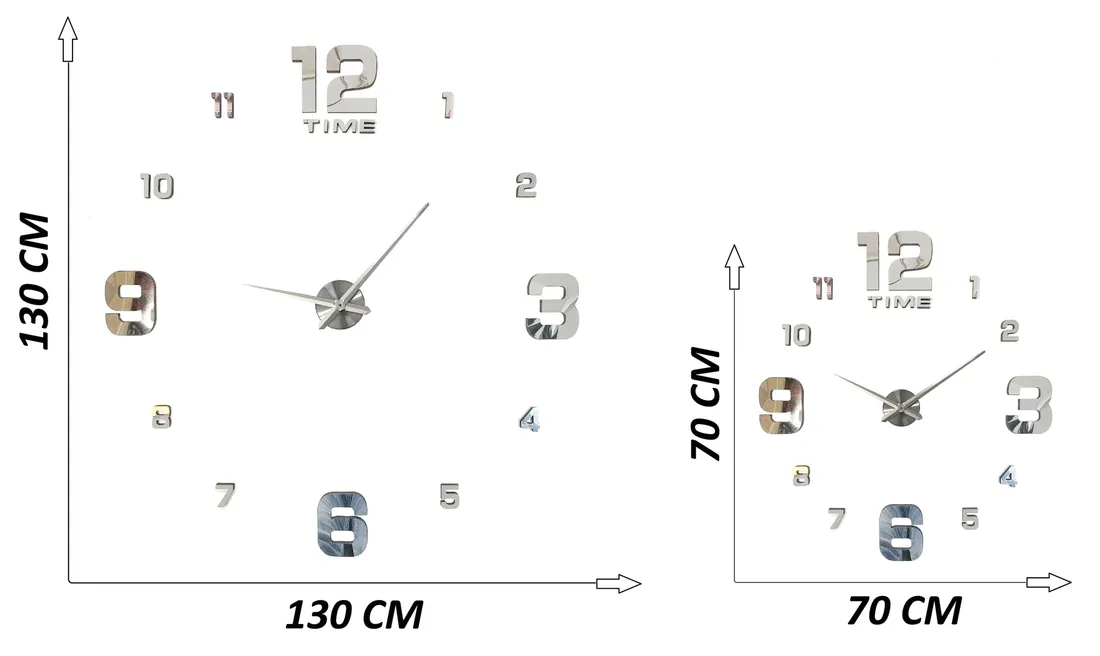 zegar-scienny-interside-srebrny-130cm-linia-lustro
