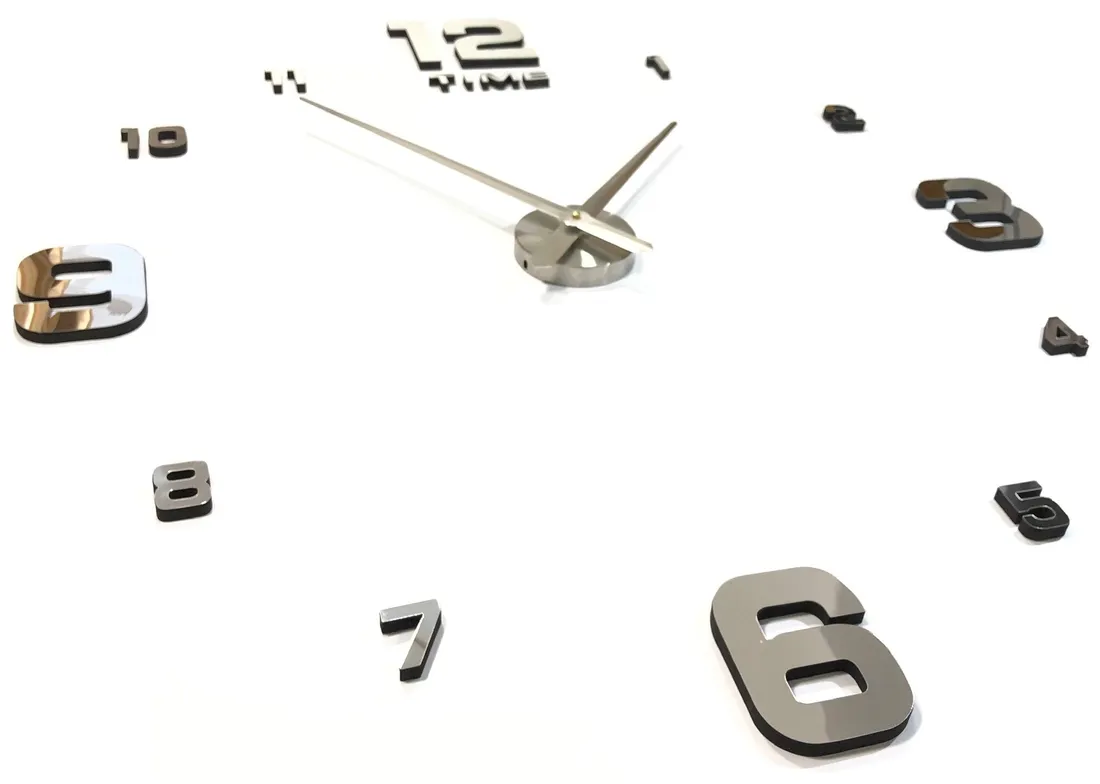 zegar-scienny-interside-srebrny-130cm-linia-lustro