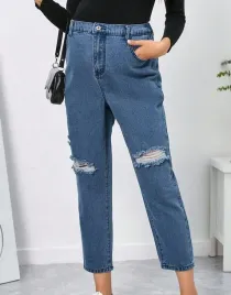 spodnie-bawelniane-niebieskie-luzne-jeansowe-7-8-dziurawe-shein-36