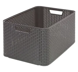 curver-koszyk-curver-style-l-ciemny-szary-grafit-bez-pokrywy-30l