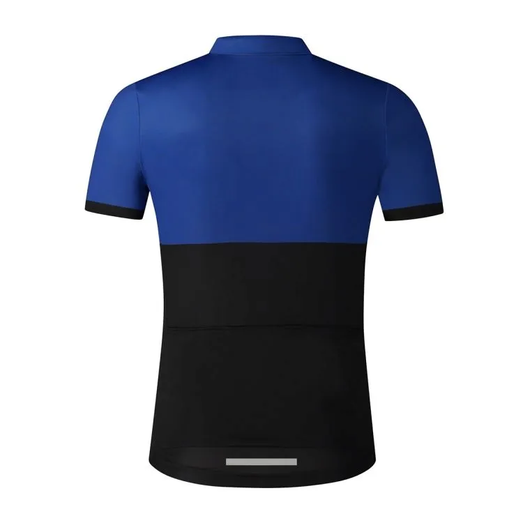 shimano-element-short-sleeve-jersey-or-blue-m