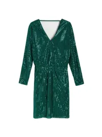 zielona-sukienka-mini-dlugi-rekaw-koktajlowa-wieczorowa-glamour-cekiny