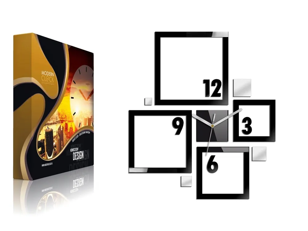 zegar-scienny-modernclock-czarny-42cm