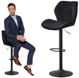 hoker-stolek-barowy-czarny-fryzjerski-regulowany-krzeslo-siedzisko-welurowe
