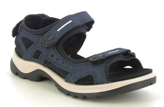 38 Buty Sandały damskie ECCO skóra granatowe 069563 02038