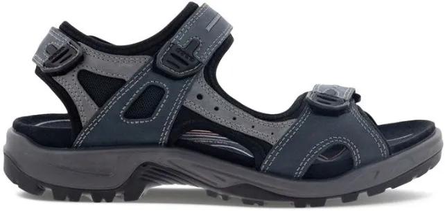 45 MĘSKIE BUTY SANDAŁY ECCO GRANATOWE SKÓRA 069564