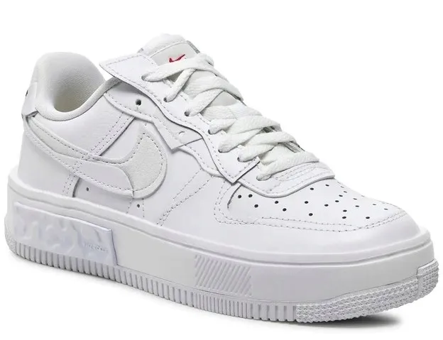 40,5 BUTY NIKE W AIR FORCE 1 FONTANKA DH1290-100 BIAŁE SPORTOWE