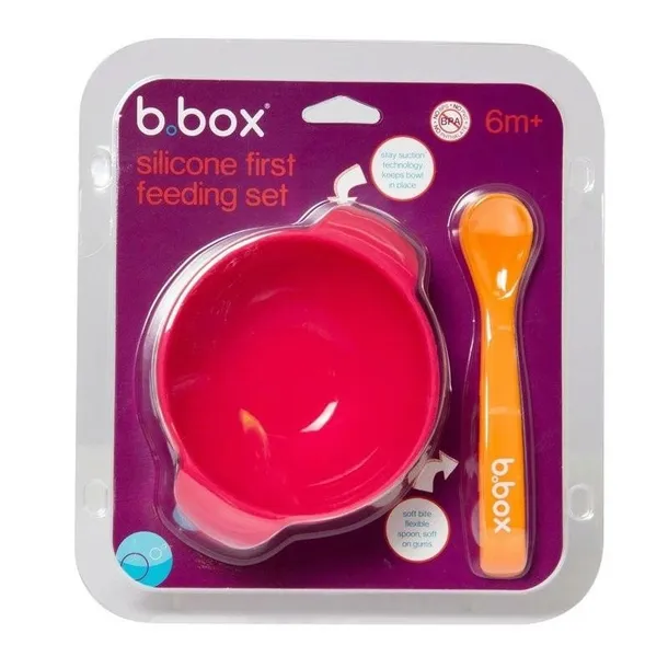 b-box-silikonowa-miseczka-z-przyssawka-i-lyzeczka-strawberry-shake-waga-z-opakowaniem-1-kg