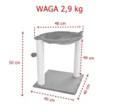 legowisko-dla-kota-hamak-z-drapakiem-pluszowe-stabilne-zabawka-braz-rodzaj-drapak-niski