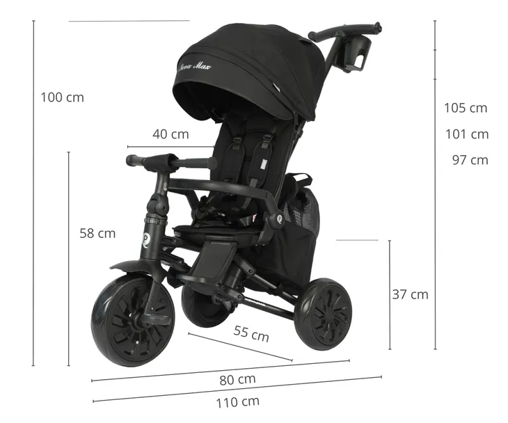 qplay-rowerek-trojkolowy-nova-max-black-10-72-miesiecy-na-roczek-maksymalna-waga-dziecka-25-kg