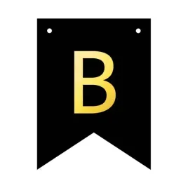 baner-czarny-ze-zlota-litera-flagi-literka-b-16cm-1szt-141656