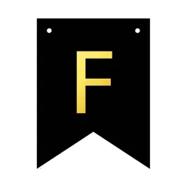 baner-czarny-ze-zlota-litera-flagi-literka-f-16cm-1szt-141717