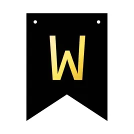 baner-czarny-ze-zlota-litera-flagi-literka-w-16cm-1szt-141618