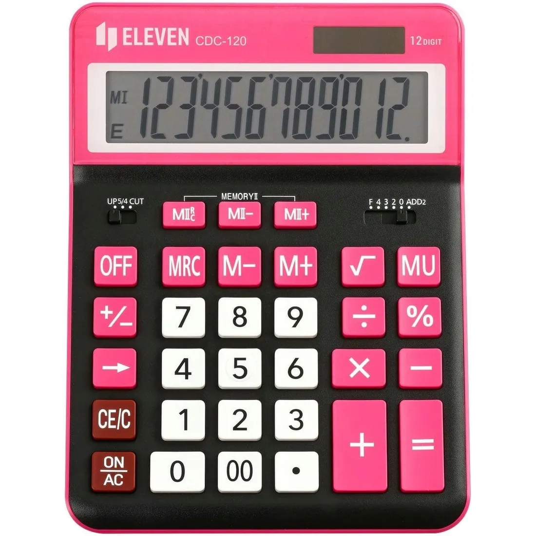 eleven-kalkulator-biurowy-cdc120bk-rd-waga-z-opakowaniem-0-225-kg