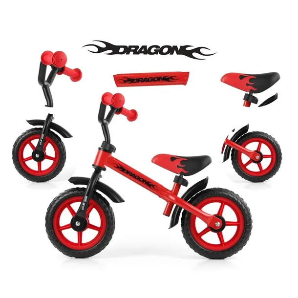 milly-mally-rowerek-biegowy-dragon-10-czerwony-waga-2-8-kg