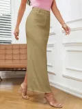 shein-spodnica-prosta-maxi-rozmiar-28-kolor-bezowy