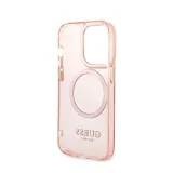 guess-gold-outline-translucent-magsafe-etui-iphone-14-pro-rozowy-rozszerzenie-podstawka
