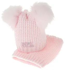 czapka-dziecieca-girl-z-kominkiem-i-dwoma-pomponami