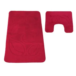 dywaniki-lazienkowe-komplet-monti-flora-burgund