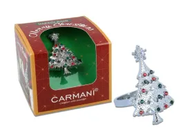 pierscien-na-serwetke-choinka-srebrna