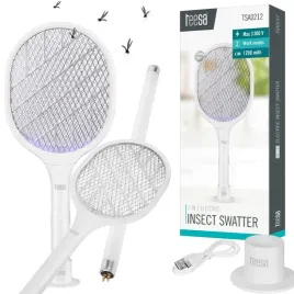 elektryczna-lapka-na-muchy-lampka-na-owady-komary-2w1-teesa-tsa0212-biala