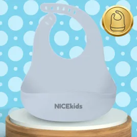 sliniak-dla-dzieci-silikonowy-z-kieszonka-wodoodporny-nicekids-niebieski