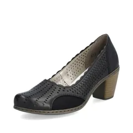 rieker-buty-czolenka-polbuty-damskie-czarne-skorzane-40952