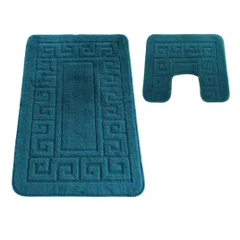 komplet-dywanikow-lazienkowych-monti-ethnic-turkusowy