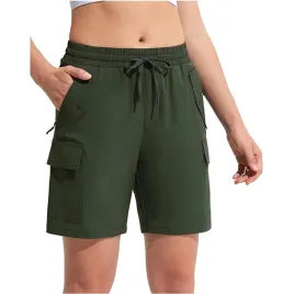 spodenki-damskie-trekkingowe-cargo-xxs-zielone