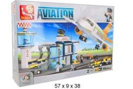 sluban-klocki-samolot-pasazerski-lotnisko-pojazdy-port-lotniczy-b0367-678el