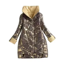 brazowa-pikowana-kurtka-blyszczaca-s