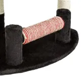 drapak-czarny-niski-placem-zabaw-90-cm-przeznaczenie-dla-kociat