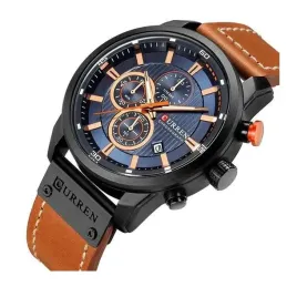 zegarek-meski-curren-8291-czarbo-brazowy-chronograf