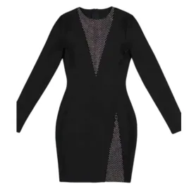 bandazowa-czarna-sukienka-mini-rozmiar-xs