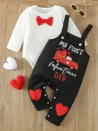 komplet-biale-body-muszka-ogrodniczki-czarne-z-nadrukiem-shein-56-62