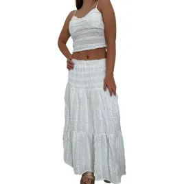 letni-zwiewny-boho-komplet-bialy-top-spodnica-rozmiar-m