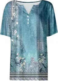 bluzka-damska-koszulka-guziczki-z-przodu-w-kwiaty-krotki-rekaw-rozmiar-xl