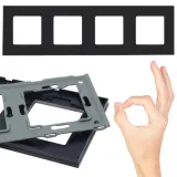 ramka-poczworna-avtelectro-czarny