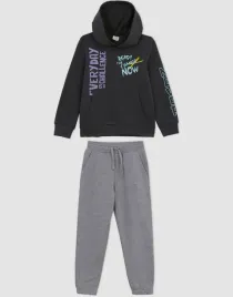 komplet-dres-szary-bluza-spodnie-nadruk-ocieplenie-bawelna-defacto-110-116