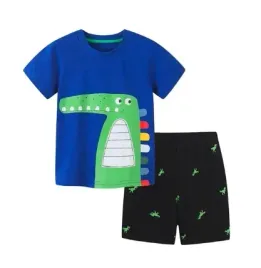 aosta-betty-zestaw-dla-chlopca-t-shirt-i-spodenki-w-dinozaury-105-110