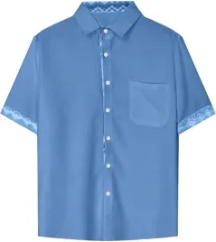 koszula-meska-niebieska-krotki-rekaw-kolnierzyk-rozpinana-na-guziki-r-xl