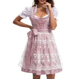 stroj-na-impreze-oktoberfest-dirndl-rozowa-sukienka-bawarska-fartuch-r-s