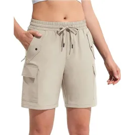 spodenki-damskie-trekkingowe-cargo-xxs-bezowe