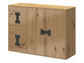 komoda-117-cm-dwudrzwiowa-szafka-z-szufladami-index