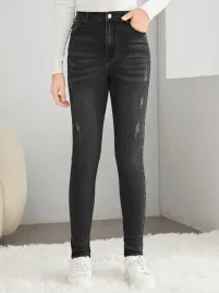 czarne-dlugie-spodnie-rurki-wysoki-stan-przetarcia-shein-140