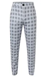 meskie-spodnie-eleganckie-niebieskie-w-krate-wysoki-stan-rozmiar-xl