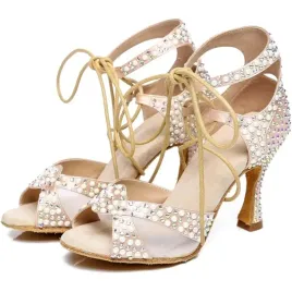 buty-taneczne-damskie-365-szampanskie-krysztalki-wiazane-7-cm