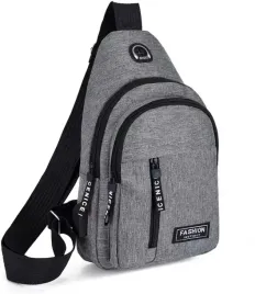 szary-plecak-torba-miejska-na-jedno-ramie-usb-sluchawki-crossbody-3-komory