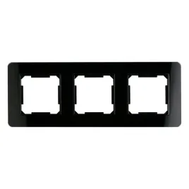 ramka-potrojna-electromalt-czarny